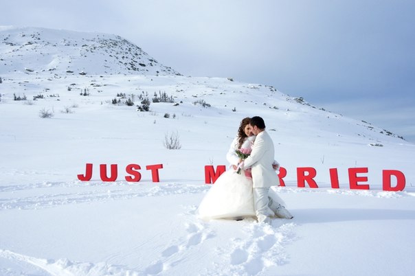 свадьба на горнолыжном курорте